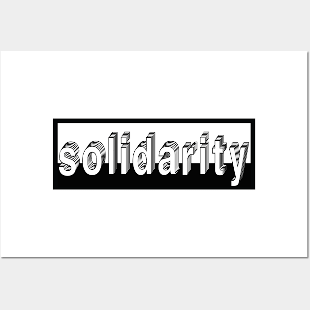 Solidarity Wall Art by Usea Studio